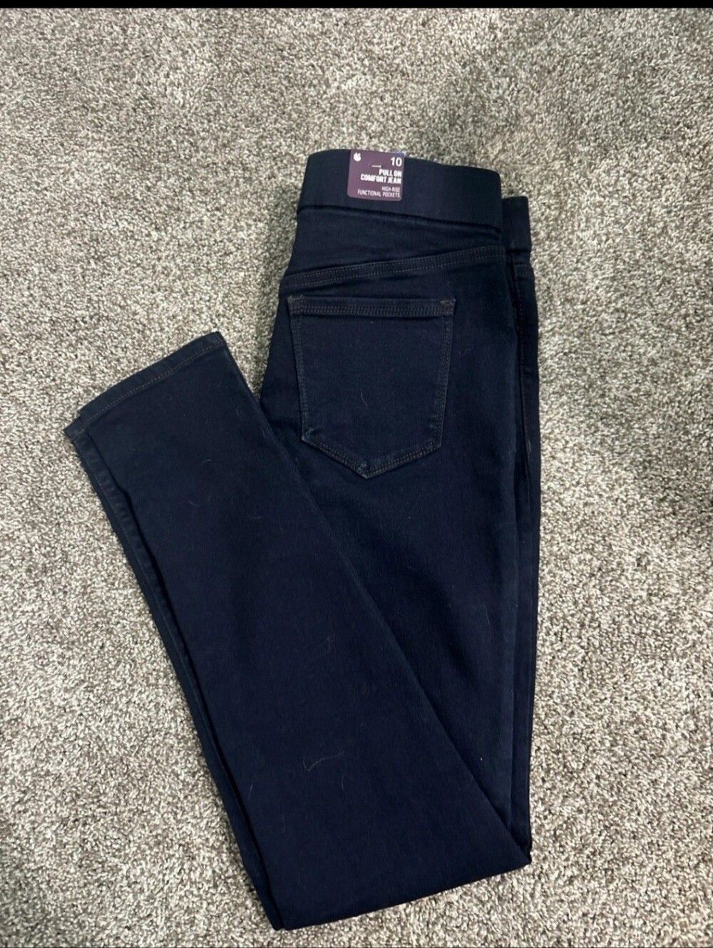 Gloria Vanderbilt Black Pull-On Skinny Jeggings Size 10